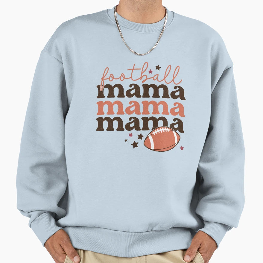 Football Mama Sweatshirt - Minimalist Print Unisex - T-Shirt, Sweatshirt, Hoodie