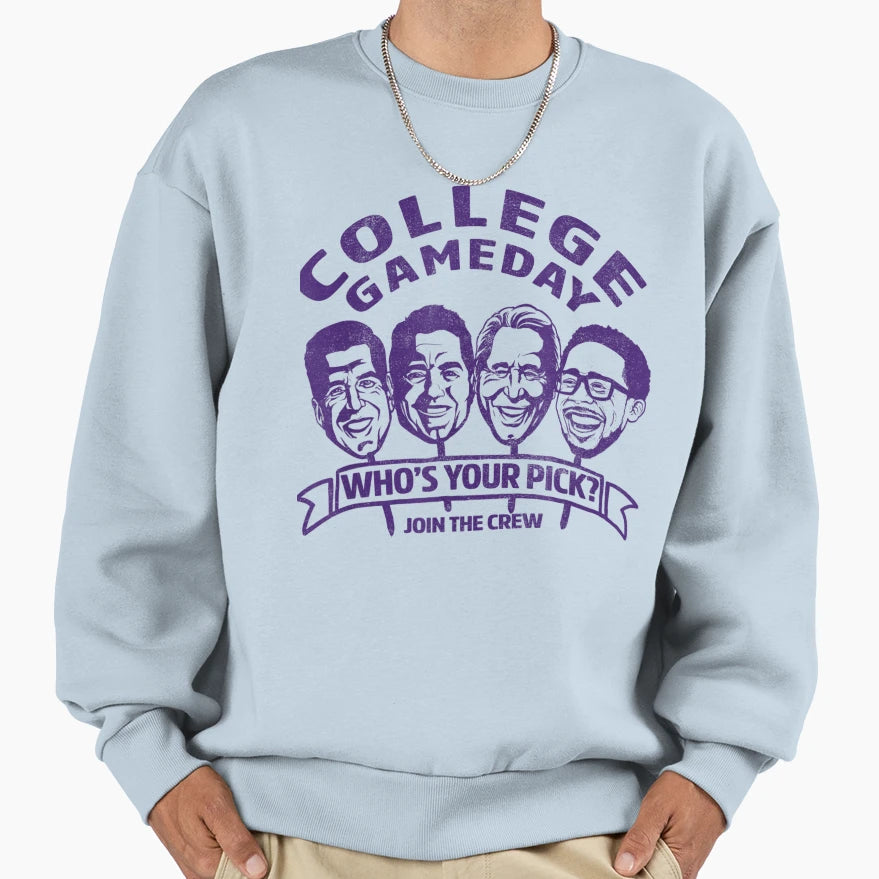Espn College Gameday Whos Sweatshirt - Unique Graphic Unisex - T-Shirt, Sweatshirt, Hoodie