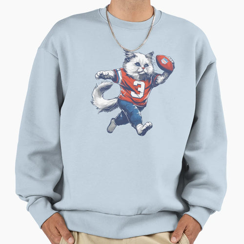 Ragdoll American Football Sweatshirt - Graphic Print Unisex - T-Shirt, Sweatshirt, Hoodie