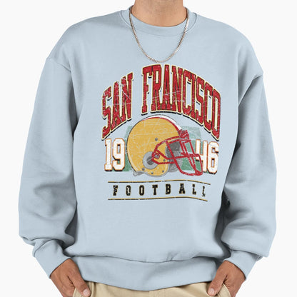 Art San Francisco 49Ers Sweatshirt - Minimalist Print Unisex - T-Shirt, Sweatshirt, Hoodie