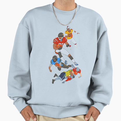 American Football Funny Sweatshirt - Casual Everyday Wear Unisex - T-Shirt, Sweatshirt, Hoodie