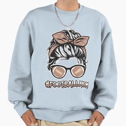 American Football Player Mom Football T-Shirt - Graphic Print for Adults - T-Shirt, Sweatshirt, Hoodie