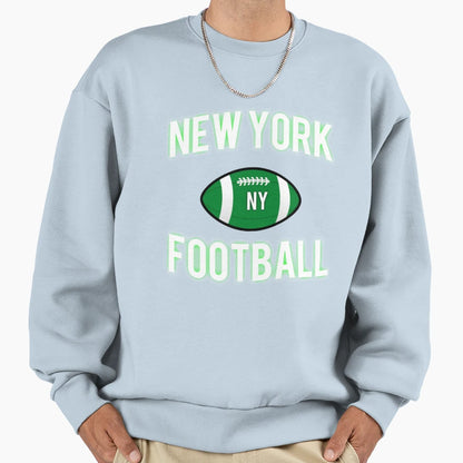 New York Football Black Sweatshirt - Novelty Apparel Men Women - T-Shirt, Sweatshirt, Hoodie