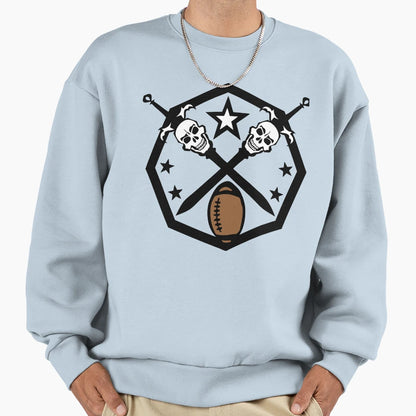 Rugby Or American Football Sweatshirt - Fun Novelty Design for Adults - T-Shirt, Sweatshirt, Hoodie