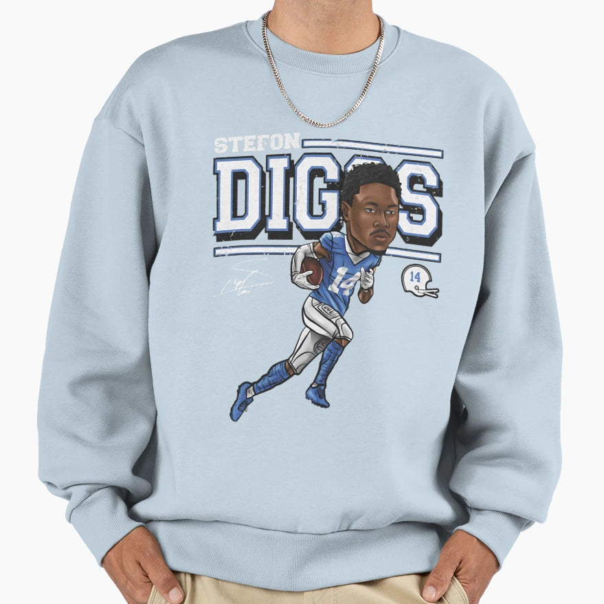 14 Player Quarterback Sports Sweatshirt - Unique Graphic Men Women - T-Shirt, Sweatshirt, Hoodie
