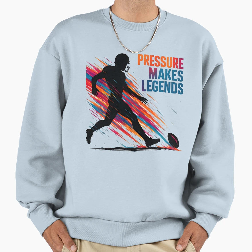American Football Athlete Football Sweatshirt - Trendy Graphic Men Women - T-Shirt, Sweatshirt, Hoodie