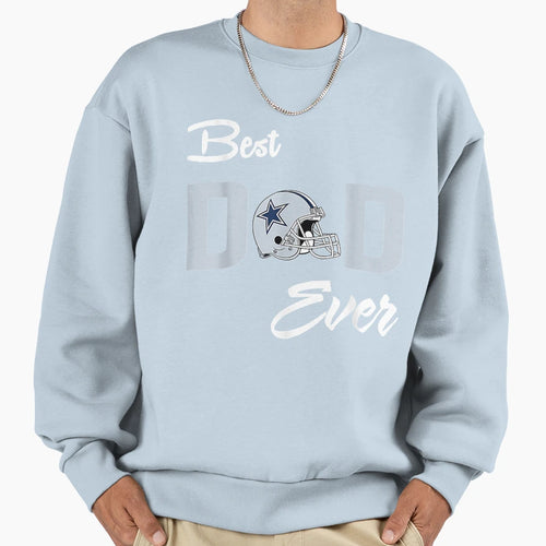 Best Dad Ever Football Love Sweatshirt - Streetwear Style for Adults - T-Shirt, Sweatshirt, Hoodie