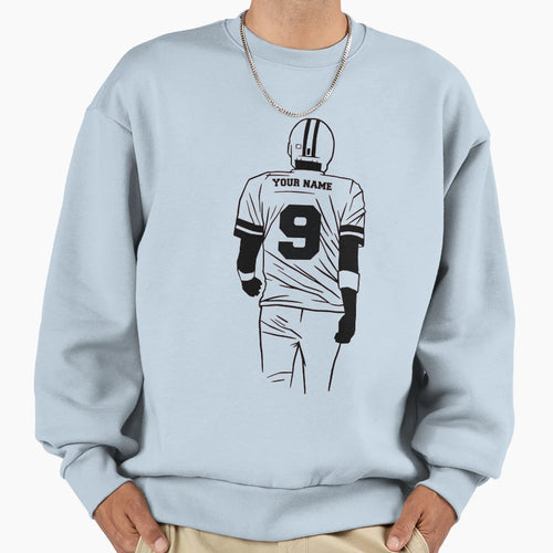 American Football Editable Sweatshirt - Aesthetic Graphic Unisex - T-Shirt, Sweatshirt, Hoodie