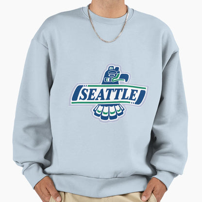 Seattle Thunderbirds Icon T-Shirt - Custom Art Print Men Women - T-Shirt, Sweatshirt, Hoodie