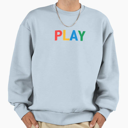 Lets Play Sweatshirt - Minimalist Print for Adults - T-Shirt, Sweatshirt, Hoodie