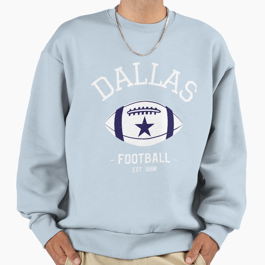 Art Dallas Cowboys Sweatshirt - Casual Everyday Wear Unisex - T-Shirt, Sweatshirt, Hoodie