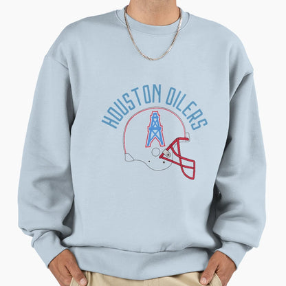 Houston Oilers Sweatshirt - Custom Art Print Men Women - T-Shirt, Sweatshirt, Hoodie