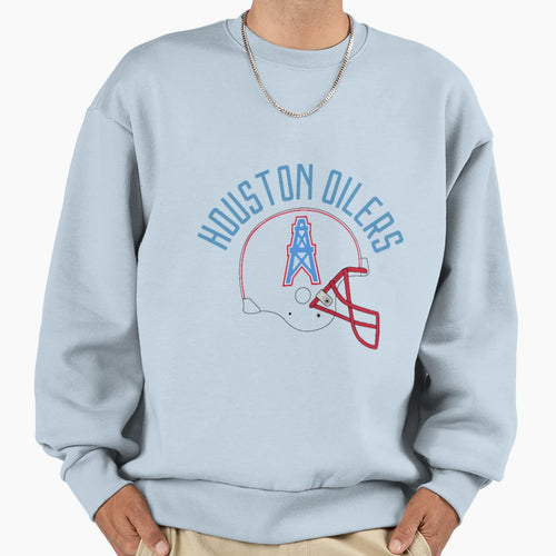 Houston Oilers Sweatshirt - Custom Art Print Men Women - T-Shirt, Sweatshirt, Hoodie