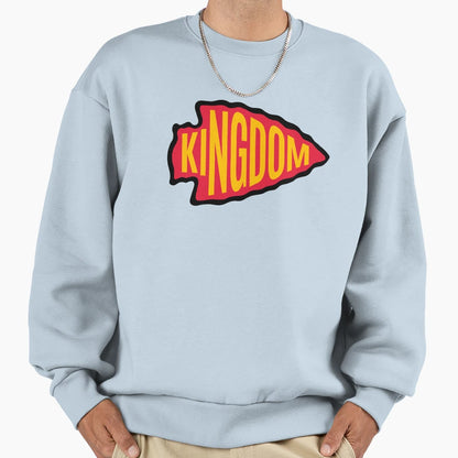 Chiefs Kingdom Arrowhead Sweatshirt - Trendy Graphic Unisex - T-Shirt, Sweatshirt, Hoodie