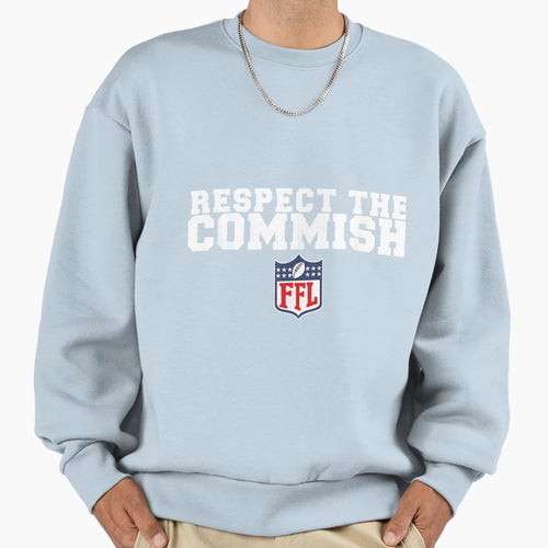 Fantasy Football Commish Funny Sweatshirt - Minimalist Print Unisex - T-Shirt, Sweatshirt, Hoodie