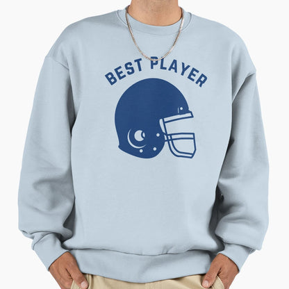 Best Player Football Helmet Sweatshirt - Custom Art Print Men Women - T-Shirt, Sweatshirt, Hoodie