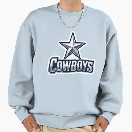 Dallas Cowboys Football Decal Sweatshirt - Novelty Apparel Men Women - T-Shirt, Sweatshirt, Hoodie