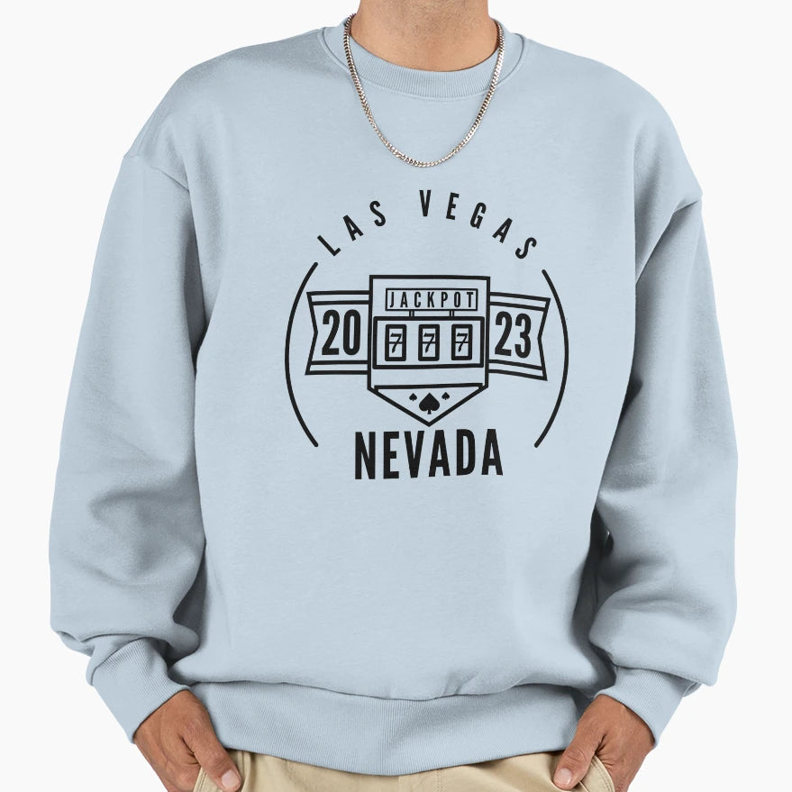 Las Vegas Casino Sweatshirt - Aesthetic Graphic for Adults - T-Shirt, Sweatshirt, Hoodie