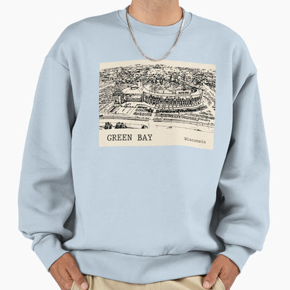Green Bay Wisconsin Sweatshirt - Casual Everyday Wear for Adults - T-Shirt, Sweatshirt, Hoodie