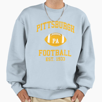 Pittsburgh Football Sweatshirt - Trendy Graphic for Adults - T-Shirt, Sweatshirt, Hoodie