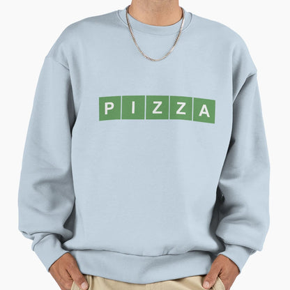 Pizza Wordle Sweatshirt - Aesthetic Graphic for Adults - T-Shirt, Sweatshirt, Hoodie