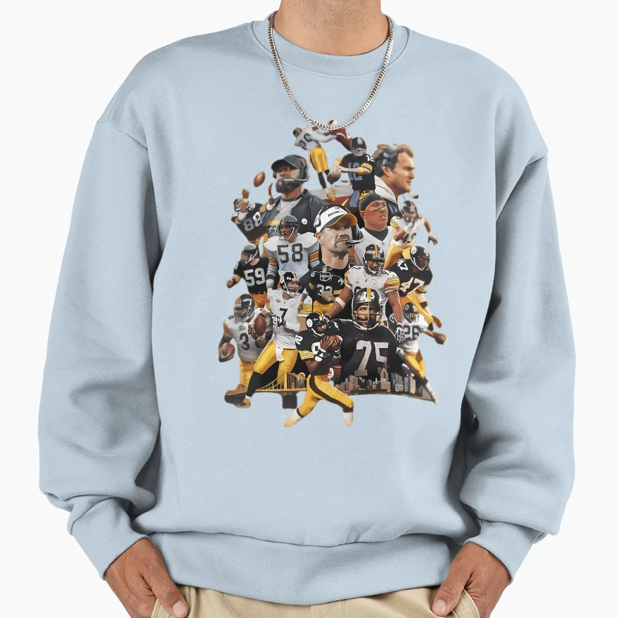 Steelers Football Sweatshirt - Streetwear Style Men Women - T-Shirt, Sweatshirt, Hoodie