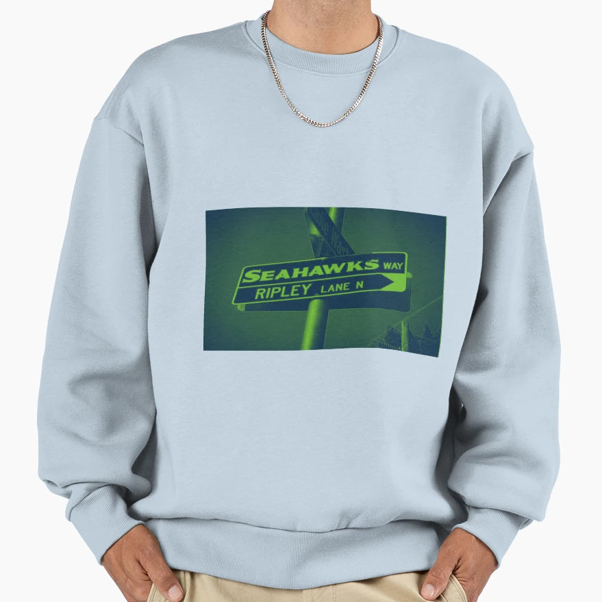 Seahawks Way Ripley Lane Sweatshirt - Casual Everyday Wear Men Women - T-Shirt, Sweatshirt, Hoodie