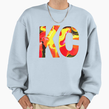 Kc Red Yellow Team Colors Jdp 01 Sweatshirt - Custom Art Print Men Women - T-Shirt, Sweatshirt, Hoodie