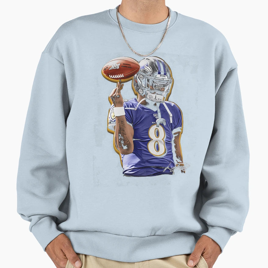 Lamar Ball Control Sweatshirt - Graphic Print Unisex - T-Shirt, Sweatshirt, Hoodie