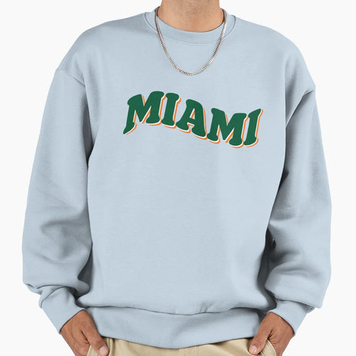 University Miami Sweatshirt - Novelty Apparel for Adults - T-Shirt, Sweatshirt, Hoodie