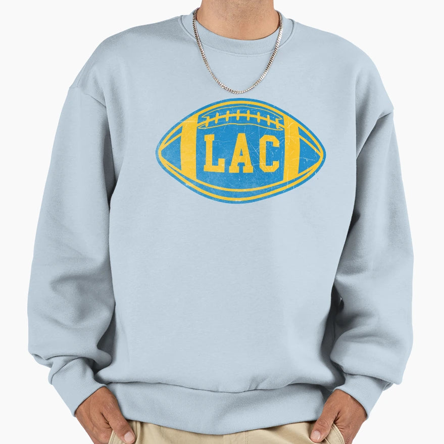 Los Angeles Throwback Football Sweatshirt - Fun Novelty Design for Adults - T-Shirt, Sweatshirt, Hoodie