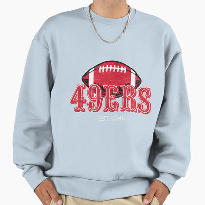 Art San Francisco 49Ers Sweatshirt - Fun Novelty Design Unisex - T-Shirt, Sweatshirt, Hoodie