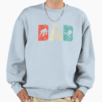 Hockey Dad Gift Fathers Day Sweatshirt - Aesthetic Graphic for Adults - T-Shirt, Sweatshirt, Hoodie
