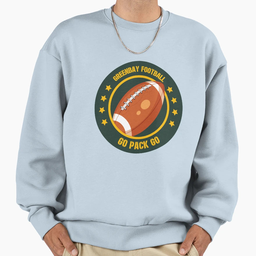 Go Pack Go Sweatshirt - Trendy Graphic for Adults - T-Shirt, Sweatshirt, Hoodie