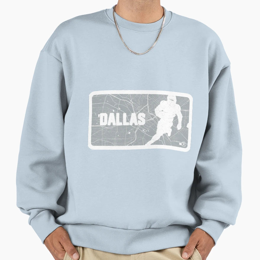 Dallas Football Player Street Sweatshirt - Casual Everyday Wear Men Women - T-Shirt, Sweatshirt, Hoodie