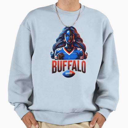 Buffalo Cyber Spirit Sweatshirt - Casual Everyday Wear Men Women - T-Shirt, Sweatshirt, Hoodie