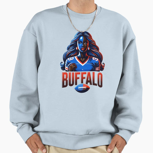 Buffalo Cyber Spirit Sweatshirt - Casual Everyday Wear Men Women - T-Shirt, Sweatshirt, Hoodie