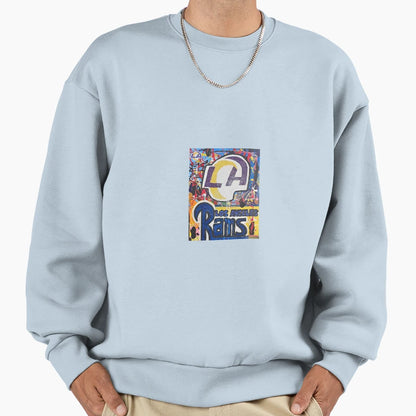 Los Angeles Rams Fearless Sweatshirt - Custom Art Print for Adults - T-Shirt, Sweatshirt, Hoodie