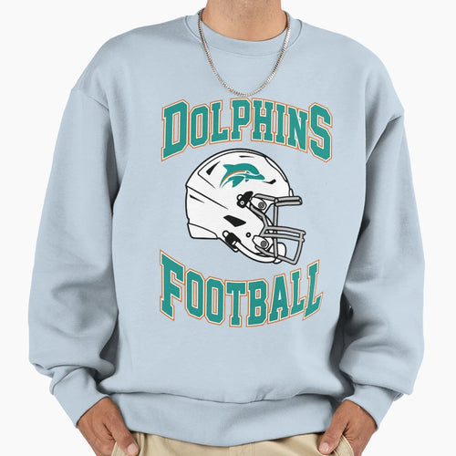 Art Miami Dolphins Sweatshirt - Fun Novelty Design Men Women - T-Shirt, Sweatshirt, Hoodie