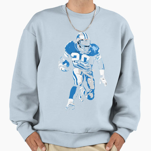 Barry Sanders Running Back Art Sweatshirt - Streetwear Style Men Women - T-Shirt, Sweatshirt, Hoodie