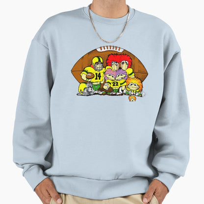 Football Team Players Clamkin Sweatshirt - Fun Novelty Design Men Women - T-Shirt, Sweatshirt, Hoodie