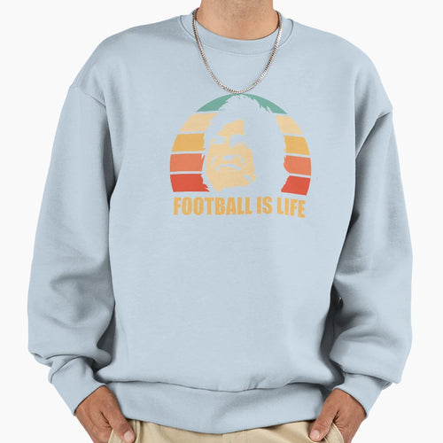 Football Is Life Sweatshirt - Aesthetic Graphic Men Women - T-Shirt, Sweatshirt, Hoodie