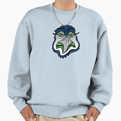 Hawk Head Sweatshirt - Fun Novelty Design Men Women - T-Shirt, Sweatshirt, Hoodie