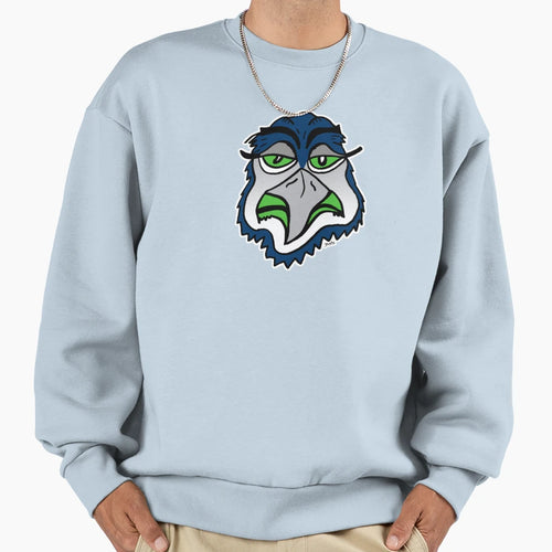 Hawk Head Sweatshirt - Fun Novelty Design Men Women - T-Shirt, Sweatshirt, Hoodie
