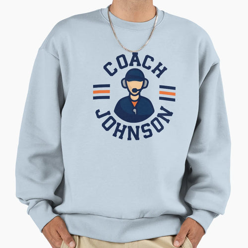 Chicago Bears Coach Ben Johnson Full Sweatshirt - Trendy Graphic Men Women - T-Shirt, Sweatshirt, Hoodie