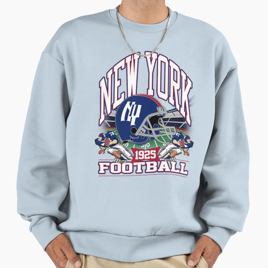 New York Football Gridiron Legacy Sweatshirt - Novelty Apparel for Adults - T-Shirt, Sweatshirt, Hoodie