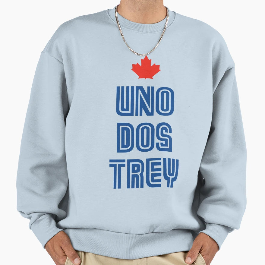 Uno Dos Trey Sweatshirt - Streetwear Style Men Women - T-Shirt, Sweatshirt, Hoodie