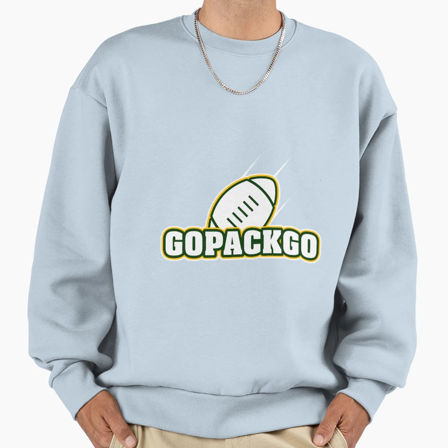 Go Pack Go Sweatshirt - Unique Graphic for Adults - T-Shirt, Sweatshirt, Hoodie
