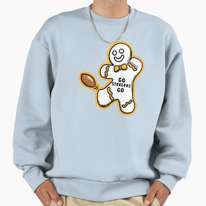 Pittsburgh Steelers Gingerbread Sweatshirt - Custom Art Print Unisex - T-Shirt, Sweatshirt, Hoodie