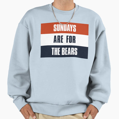 Sundays Are Bears Chicago Sweatshirt - Casual Everyday Wear Unisex - T-Shirt, Sweatshirt, Hoodie